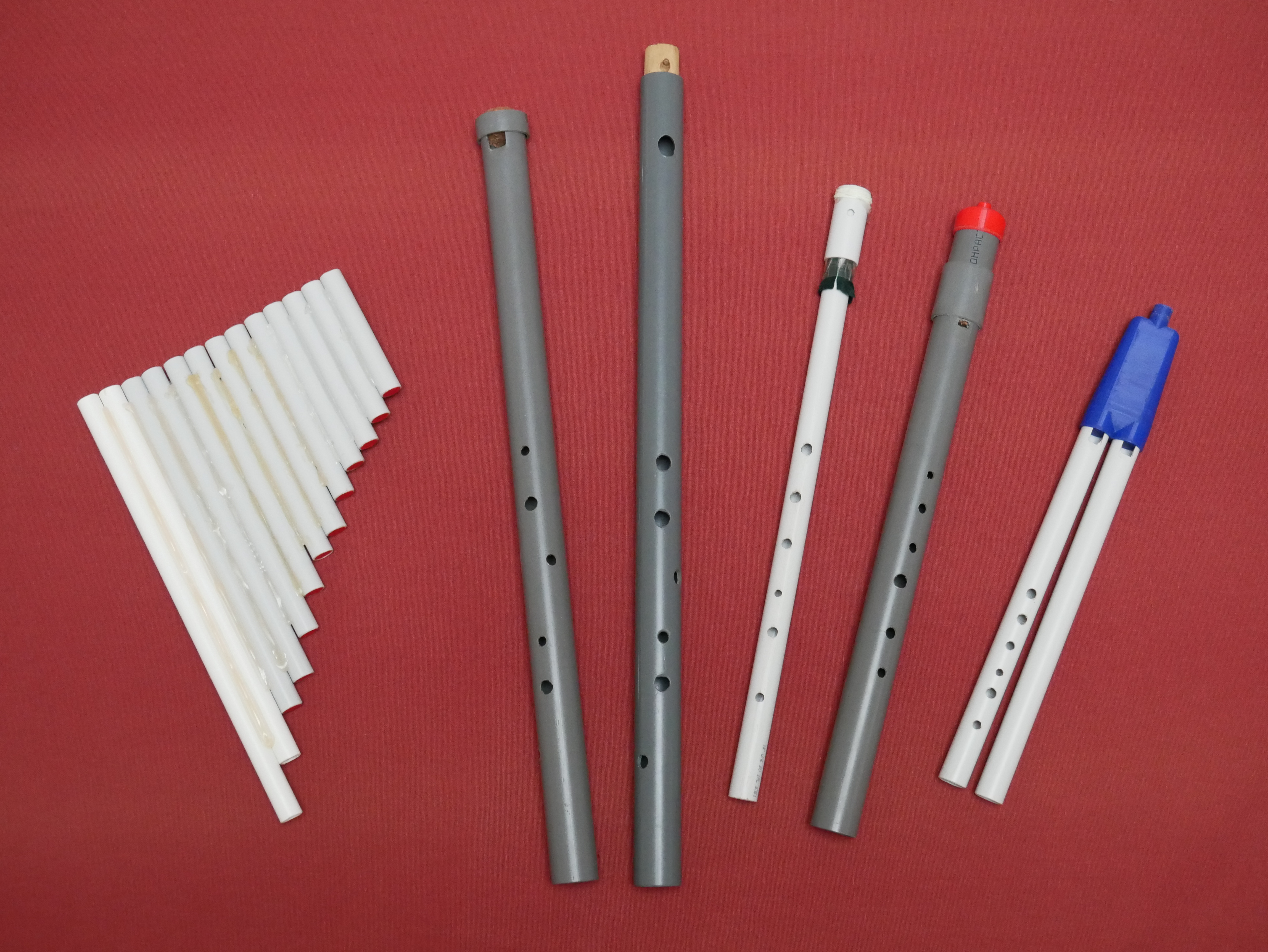 PVC flutes prototypes - Corentin KERAMPRAN